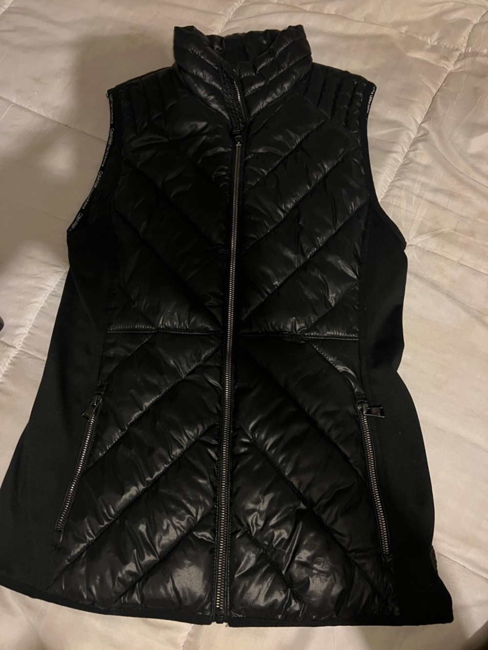 Calvin Klein Performance Black Quilted Insulated Vest